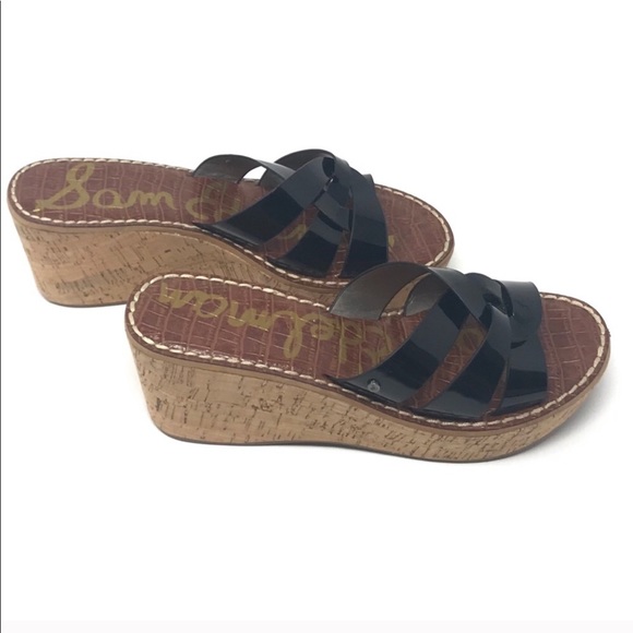 Sam Edelman Raynere Black Wedge Size 7.5 - Picture 1 of 8